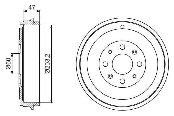 Bosch DB278 Fren tamburu küçük görsel 5