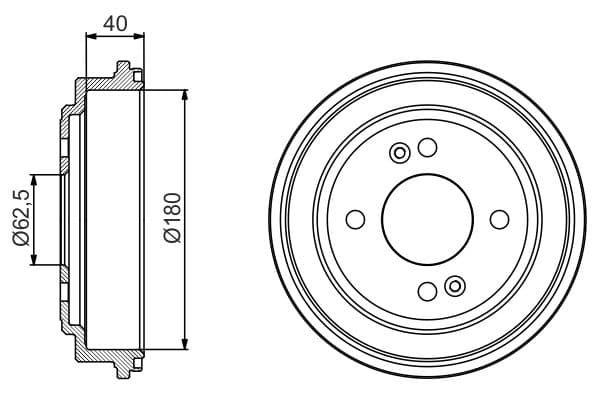 Bosch DB287 Fren tamburu küçük görsel 5