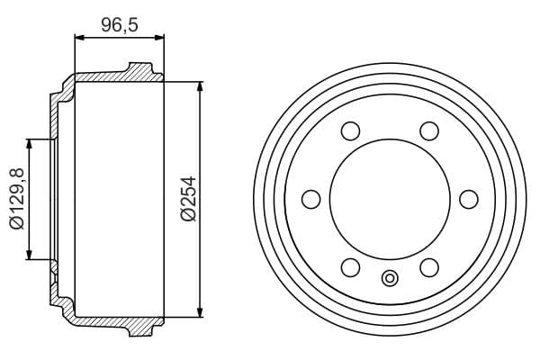 Bosch DB289 Fren tamburu küçük görsel 5