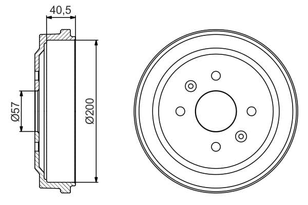 Bosch DB296 Fren tamburu küçük görsel 5