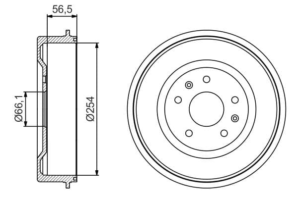 Bosch DB298 Fren tamburu 1