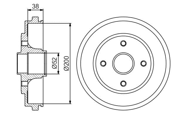 Bosch DB300 Fren tamburu 1