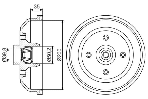 Bosch DB326 Fren tamburu küçük görsel 5
