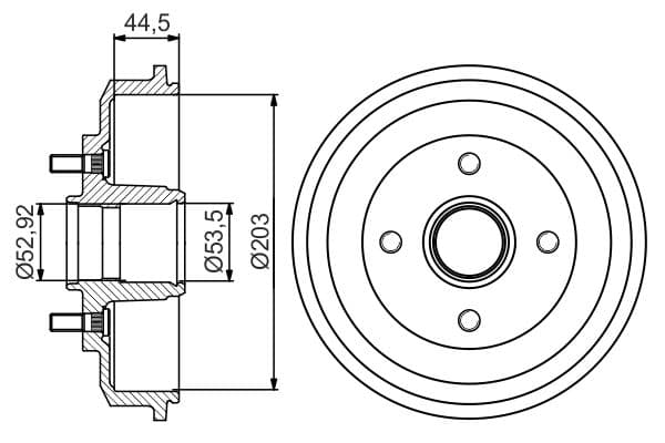 Bosch DB336 Fren tamburu küçük görsel 5