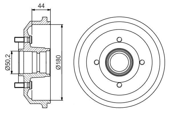 Bosch DB339 Fren tamburu küçük görsel 5