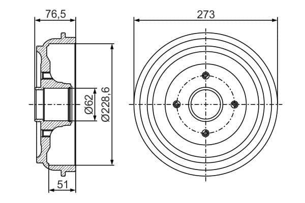 Bosch DB352 Fren tamburu küçük görsel 5