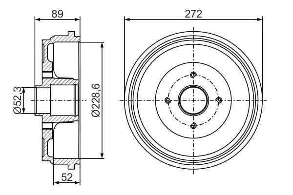 Bosch DB357 Fren tamburu küçük görsel 5
