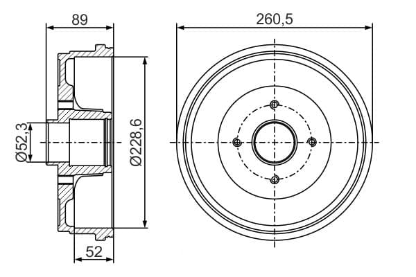 Bosch DB358 Fren tamburu küçük görsel 5