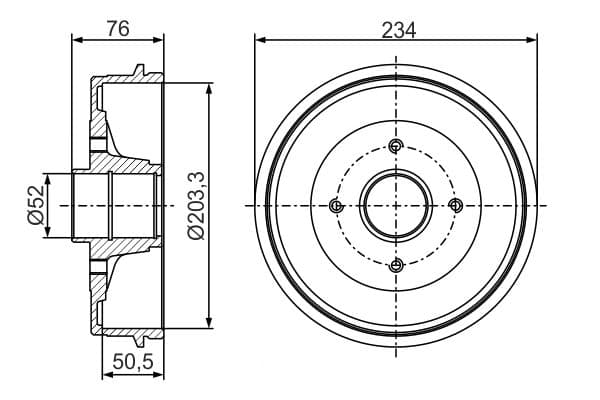 Bosch DB359 Fren tamburu küçük görsel 5