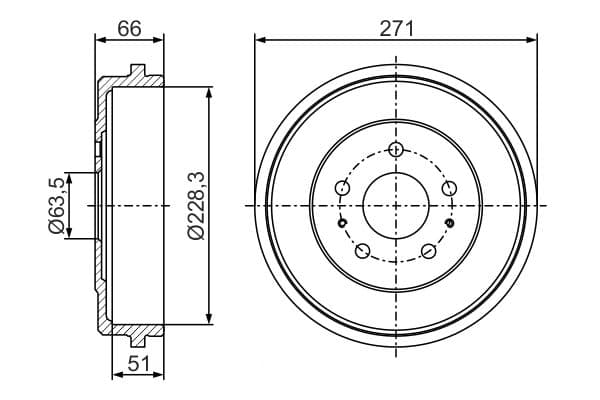 Bosch DB361 Fren tamburu küçük görsel 5