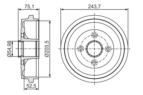 Bosch DB362 Fren tamburu küçük görsel 5