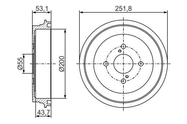 Bosch DB366 Fren tamburu küçük görsel 5