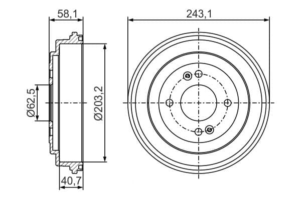 Bosch DB368 Fren tamburu küçük görsel 5