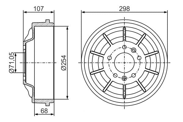 Bosch DB370 Fren tamburu küçük görsel 5