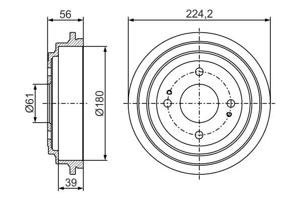 Bosch DB376 Fren tamburu küçük görsel 5
