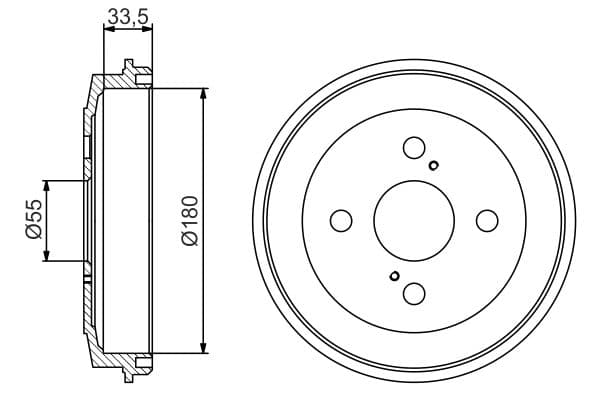 Bosch DB381 Fren tamburu; Arka küçük görsel 5