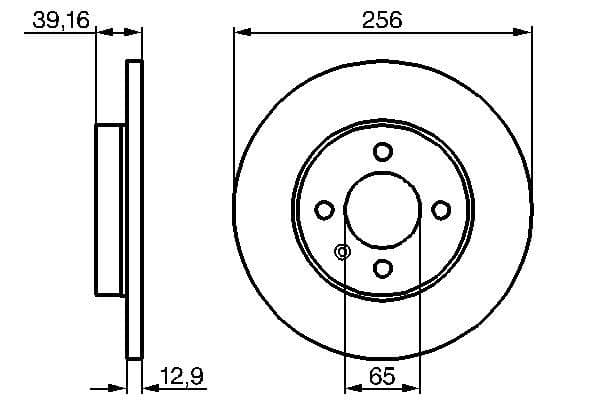 Bosch BD271 Fren diski Premium2; ön küçük görsel 5