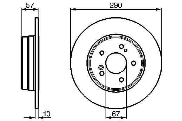 Bosch BD377 Fren diski; arka küçük görsel 5