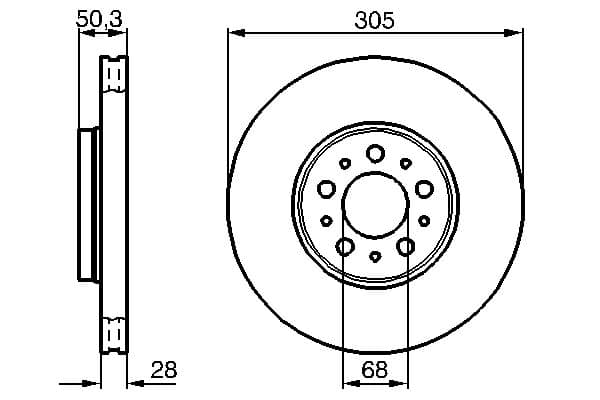Bosch BD2198 Fren diski Premium1; ön küçük görsel 5