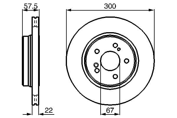 Bosch BD699 Fren diski; arka küçük görsel 5