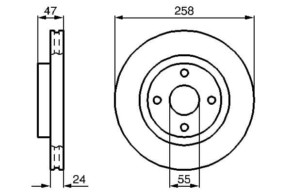 Bosch BD886 Fren diski Premium1; ön küçük görsel 5