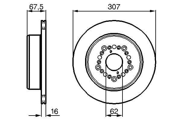 Bosch BD912 Fren diski; arka küçük görsel 5