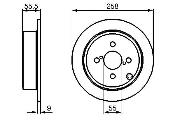 Bosch BD1021 Fren diski; arka küçük görsel 5