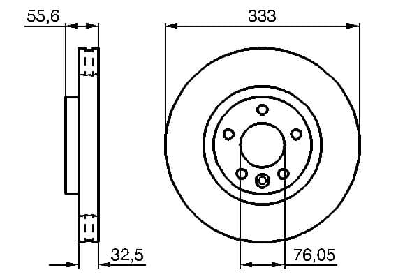 Bosch BD1026 Fren diski Premium1; ön küçük görsel 5