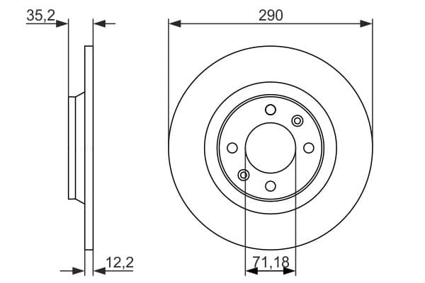 Bosch BD1642 Fren diski; arka küçük görsel 5