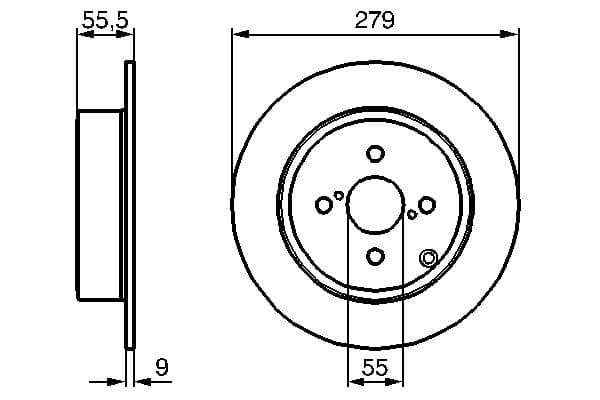 Bosch BD985 Fren diski; arka küçük görsel 5
