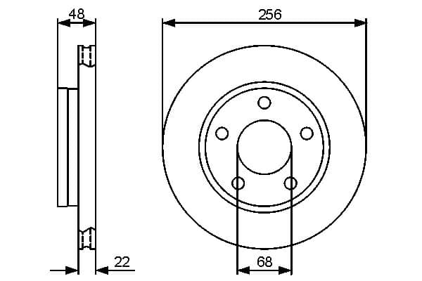 Bosch BD1325 Fren diski; arka küçük görsel 5