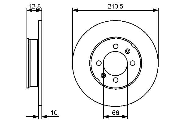 Bosch BD1332 Fren diski; arka küçük görsel 5