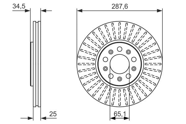 Bosch BD766 Fren diski küçük görsel 5