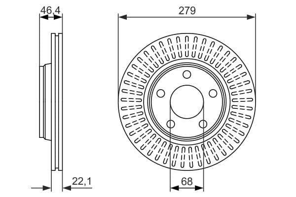 Bosch BD768 Fren diski küçük görsel 5
