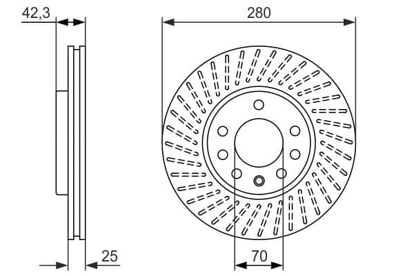 Bosch BD782 Fren diski küçük görsel 5