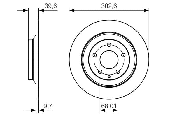 Bosch BD2167 Fren diski; arka küçük görsel 5