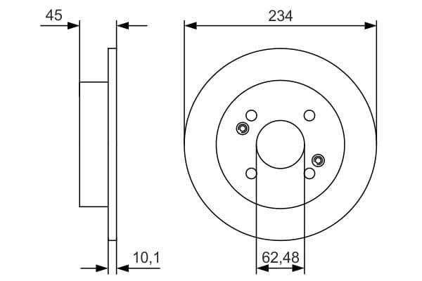 Bosch BD2423 Fren diski; arka küçük görsel 5