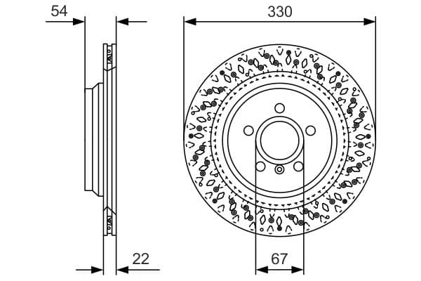 Bosch BD2432 Fren diski; arka küçük görsel 5