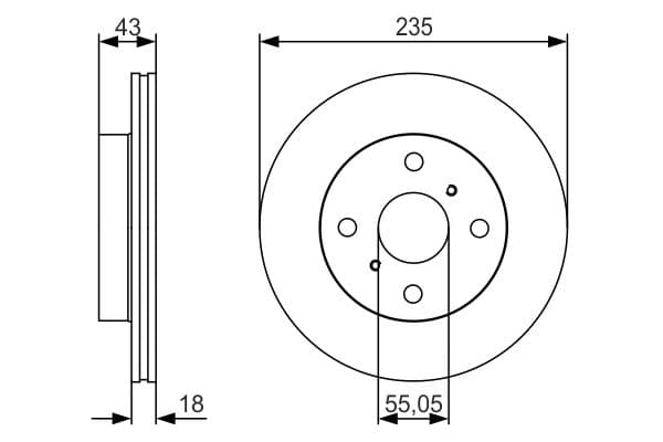 Bosch BD1918 Fren diski Premium3; ön küçük görsel 5
