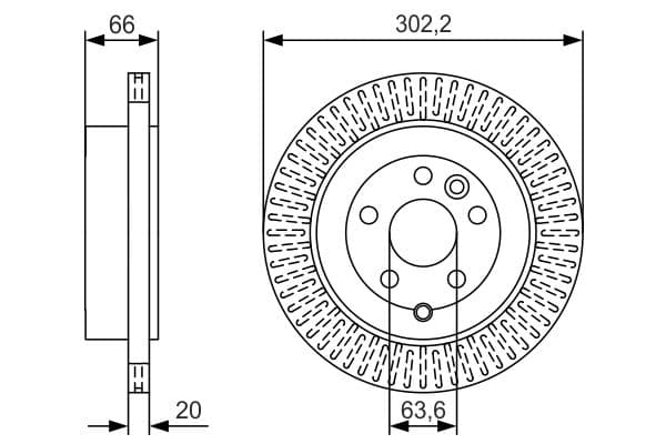 Bosch BD2228 Fren diski; arka küçük görsel 5