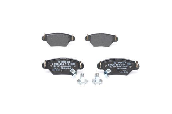Bosch BP246 Diskli fren balatası seti; arka 1