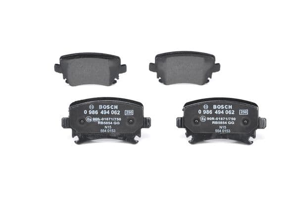 Bosch BP2700 Diskli fren balatası seti; arka 1