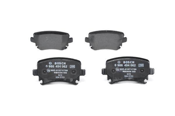 Bosch BP2700 Diskli fren balatası seti; arka küçük görsel 3
