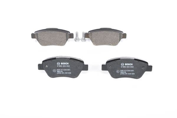 Bosch BP1002 Diskli fren balatası seti; ön küçük görsel 3