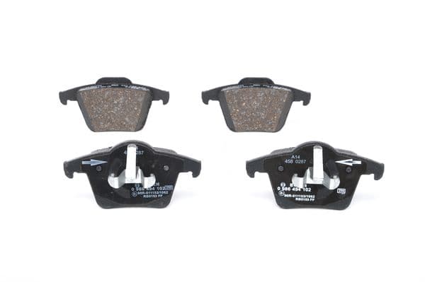 Bosch BP1012 Diskli fren balatası seti; arka 1