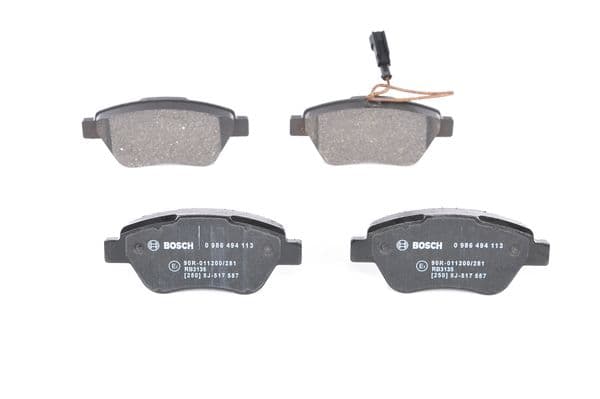 Bosch BP1023 Diskli fren balatası seti; ön küçük görsel 3