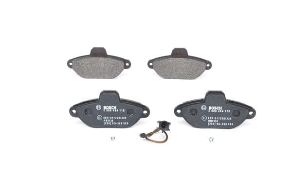 Bosch BP1025 Diskli fren balatası seti; ön 1