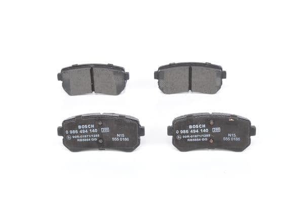 Bosch BP1051 Diskli fren balatası seti; arka küçük görsel 3