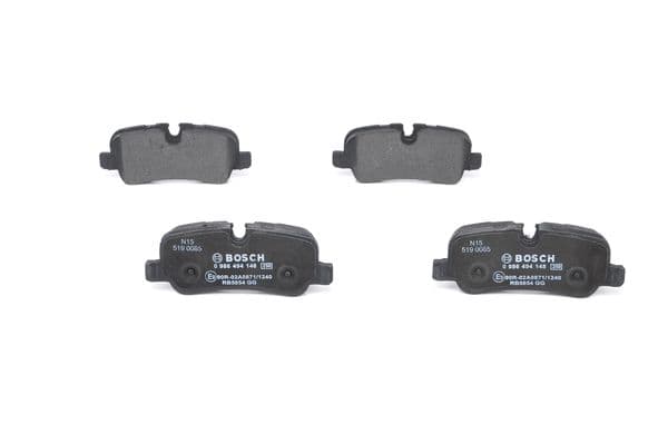 Bosch BP1059 Diskli fren balatası seti; arka küçük görsel 3