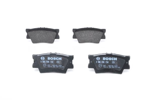 Bosch BP1065 Diskli fren balatası seti; arka küçük görsel 3
